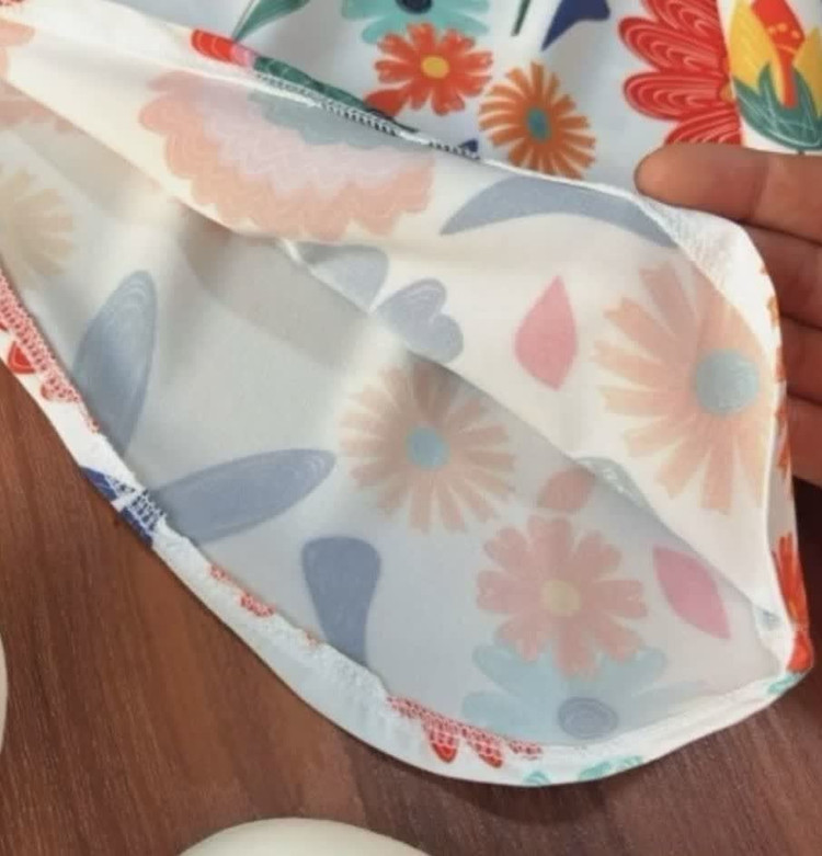 ست دخترانه کراپ و شلوار ساحل