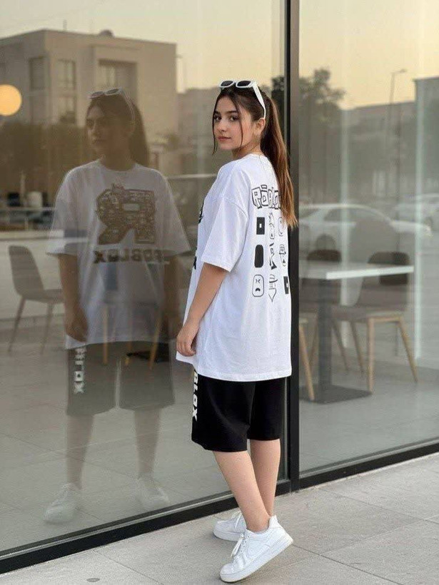 ست اسپرت تیشرت شلوارک روبلاکس